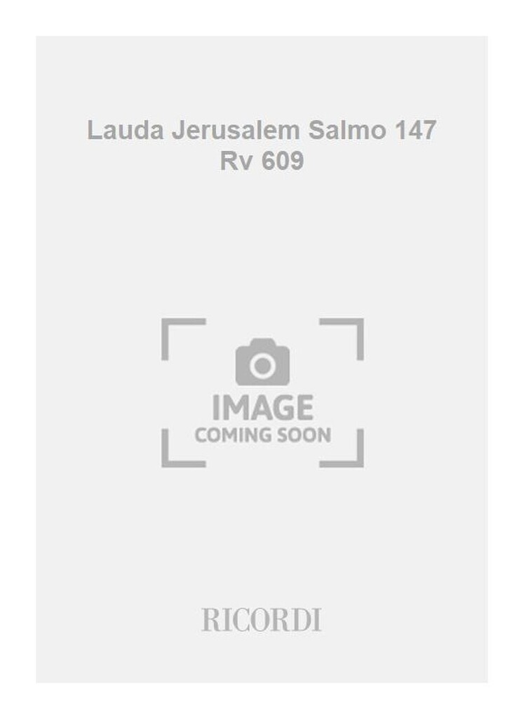 Lauda Jerusalem Salmo 147 Rv 609